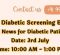 free diabetic event